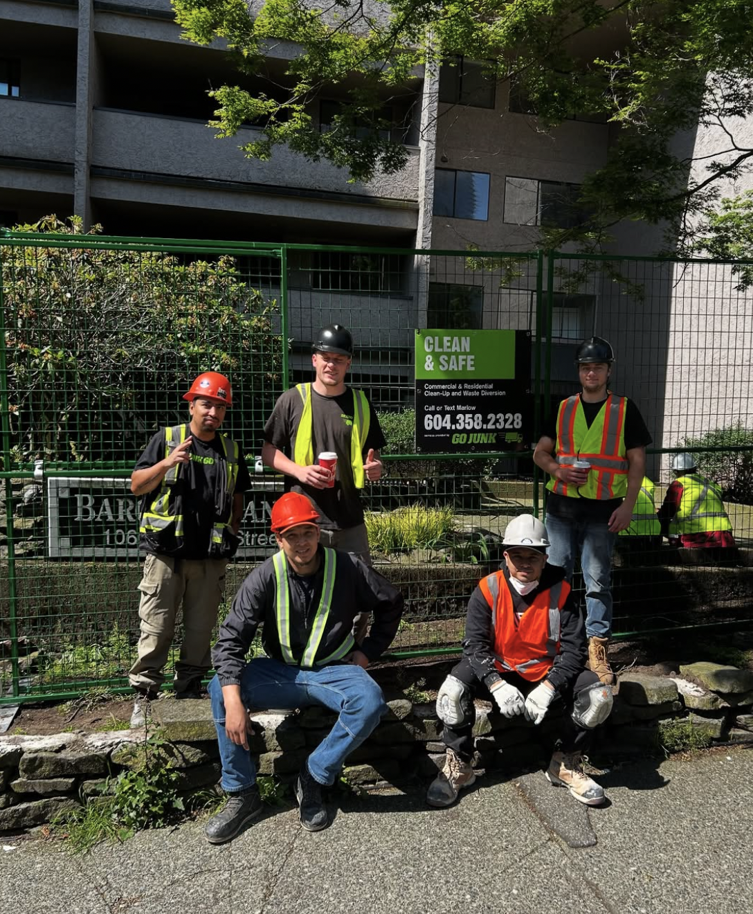 Go Junk Go junk removal team serving Vancouver BC